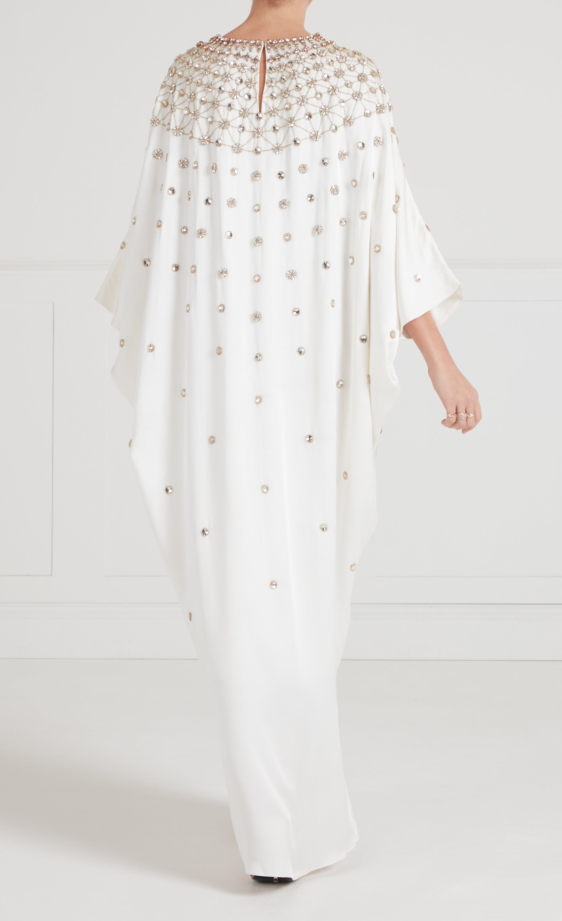 Layla Gown - White & Gold