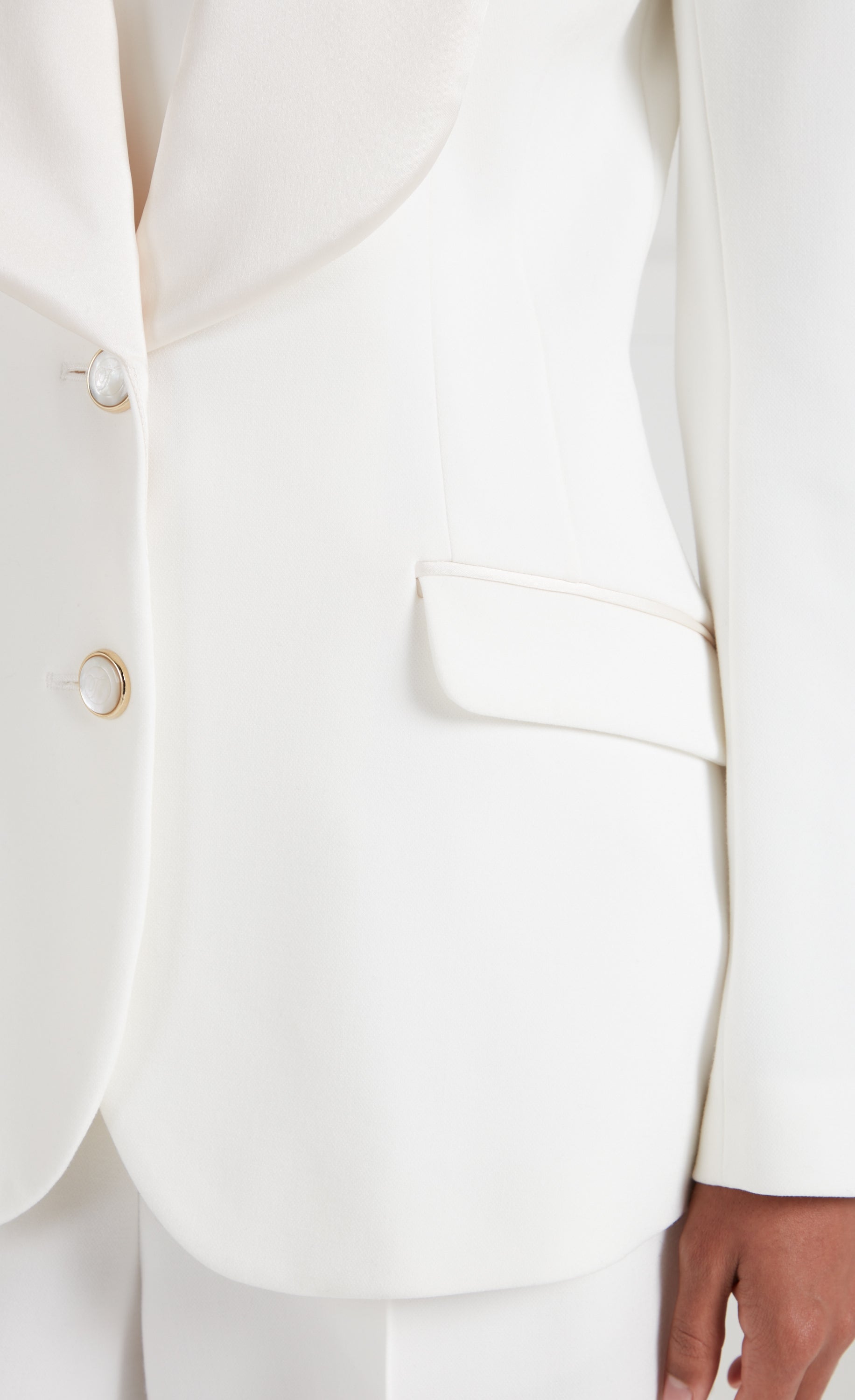 Nyx Tailored Jacket - Ivory