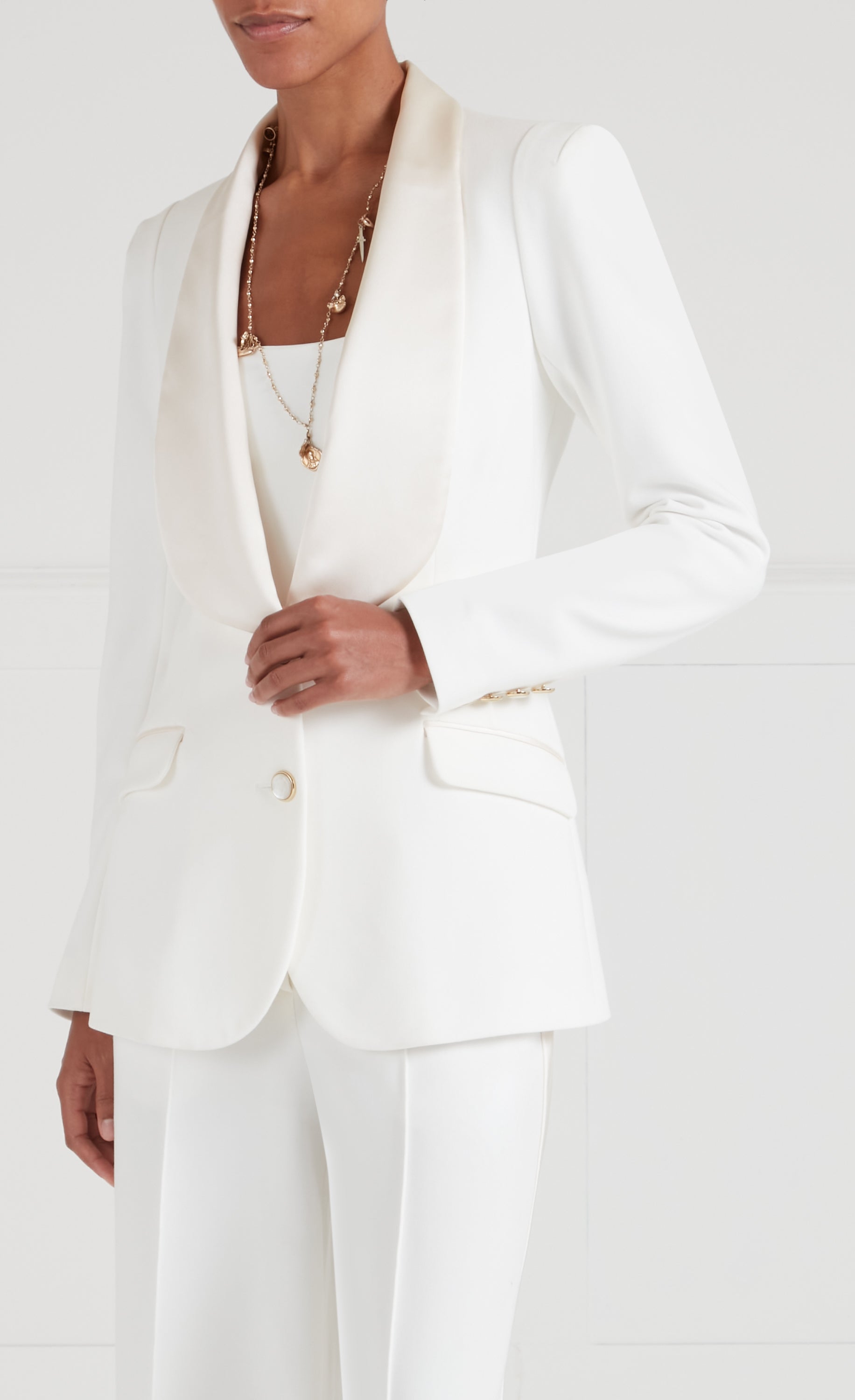 Nyx Tailored Jacket - Ivory