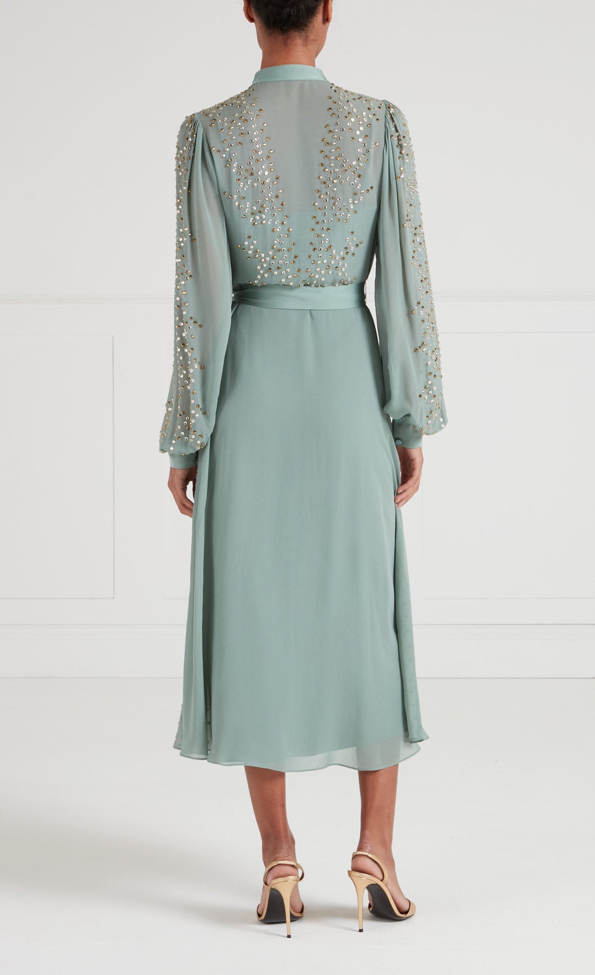 Oberon Shirt Dress - Jade Green