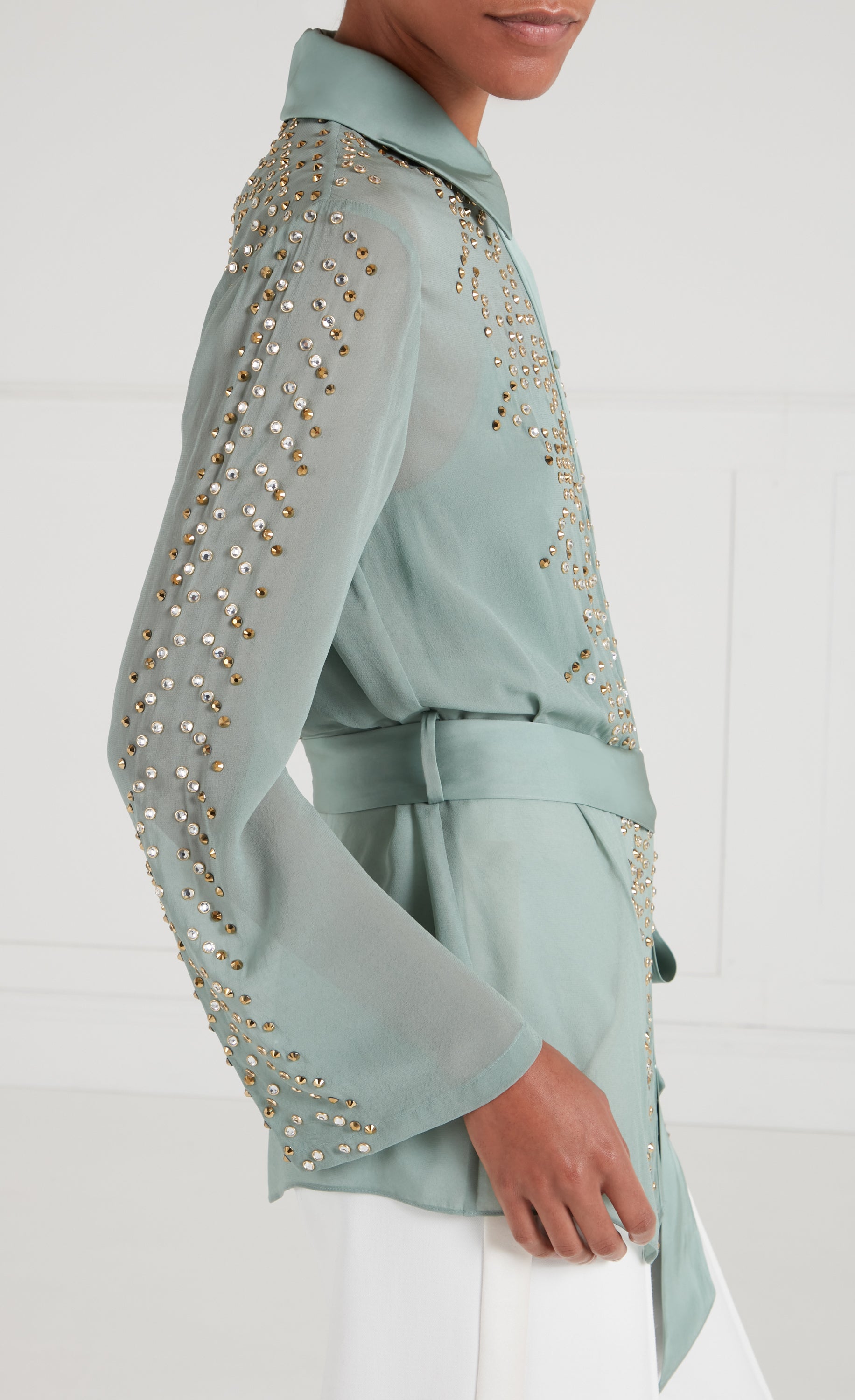 Oberon Shirt - Jade Green