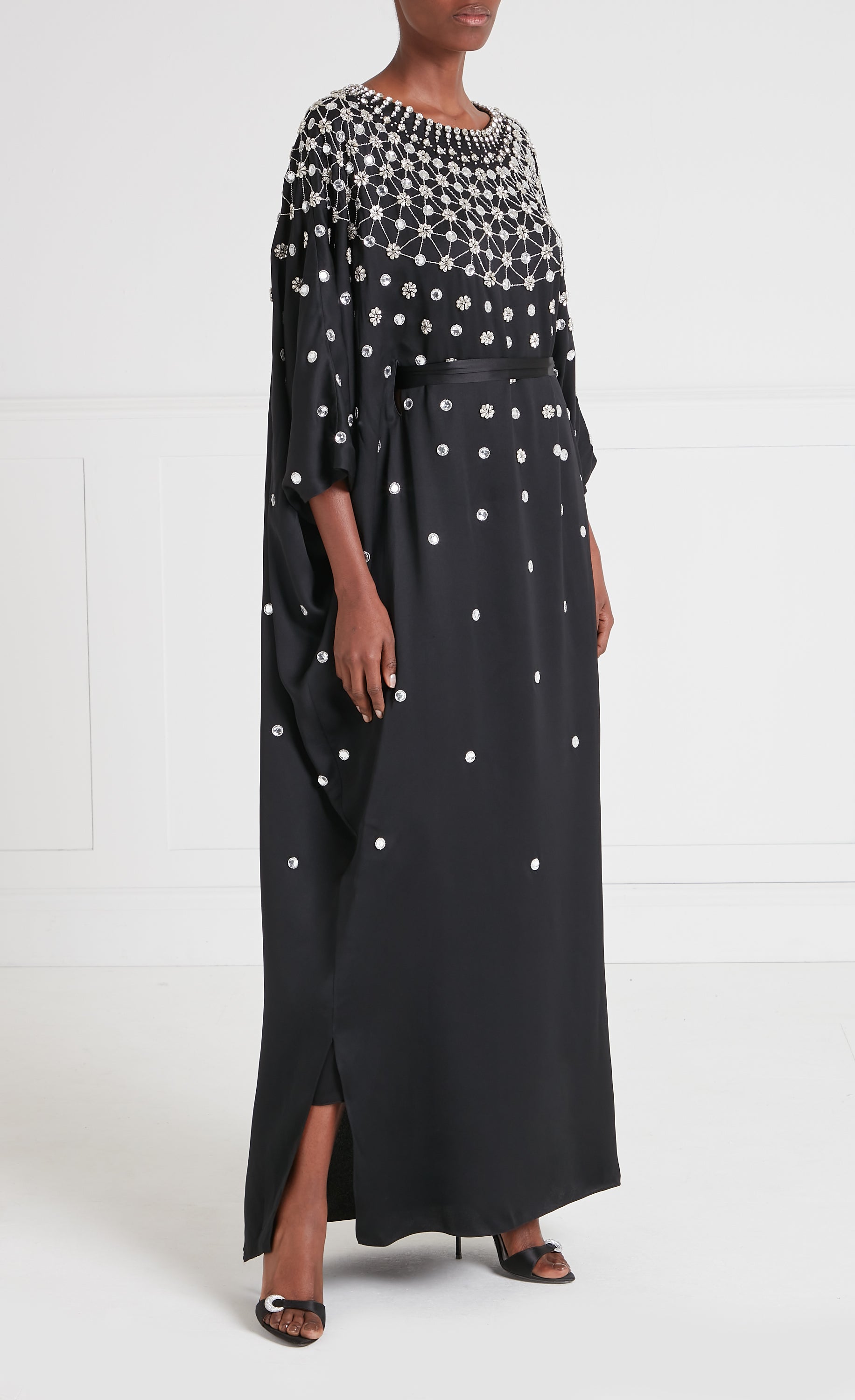 Layla Gown - Black & Silver