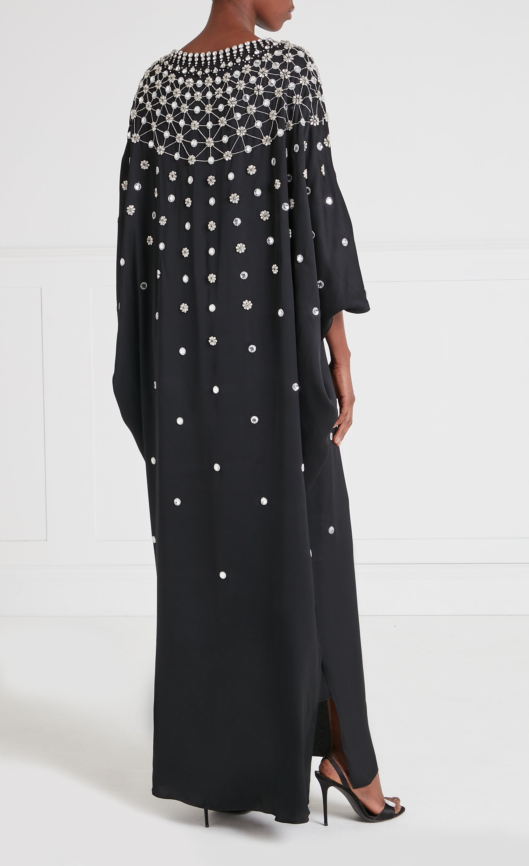 Layla Gown - Black & Silver