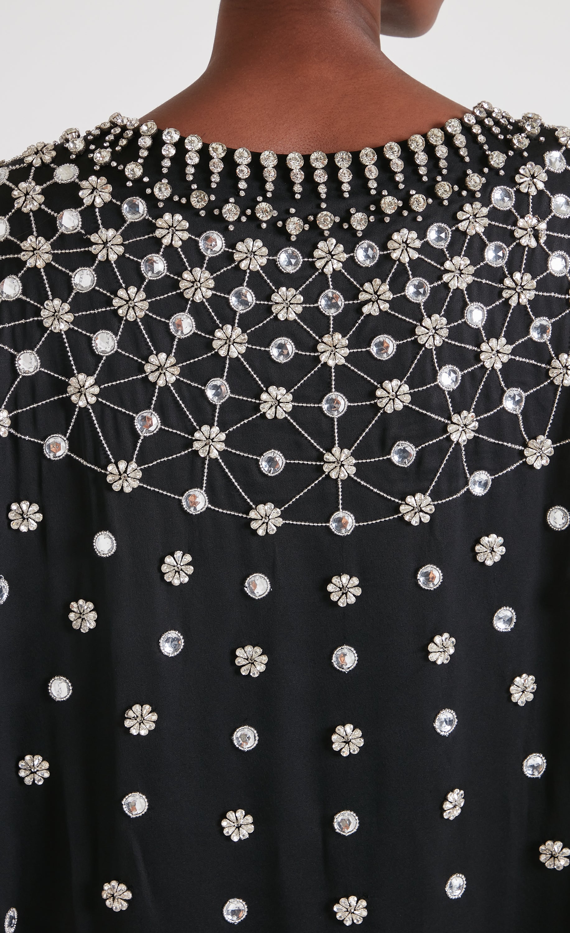 Layla Gown - Black & Silver