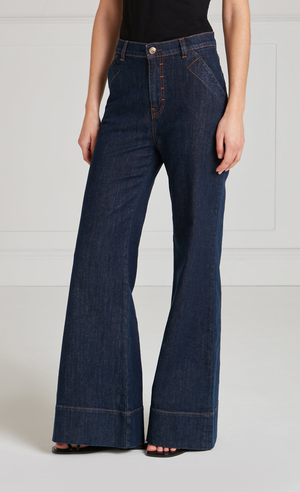 Raquel Wide Leg Jean - Vintage Wash
