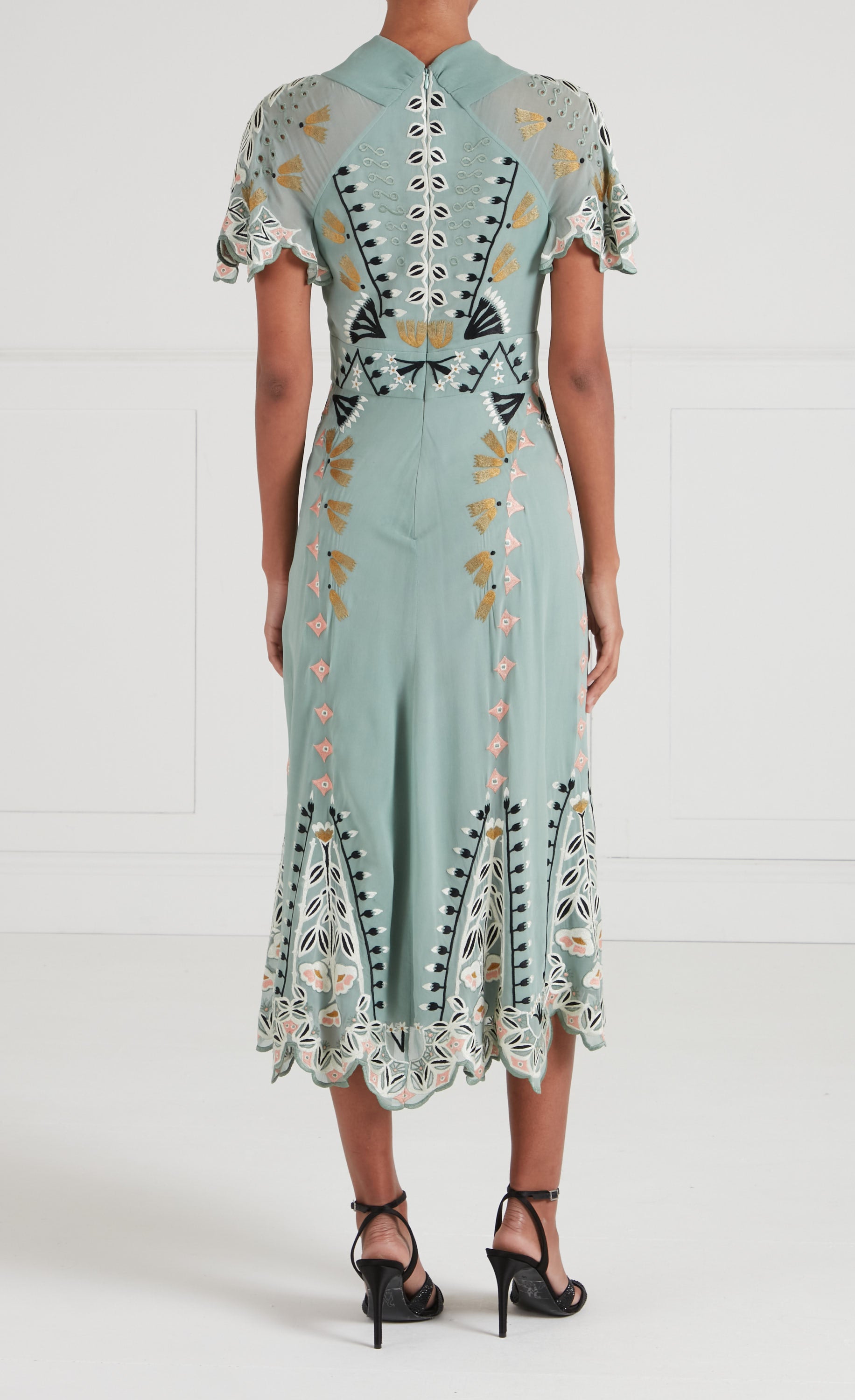 Rosalba Dress - Jade Green