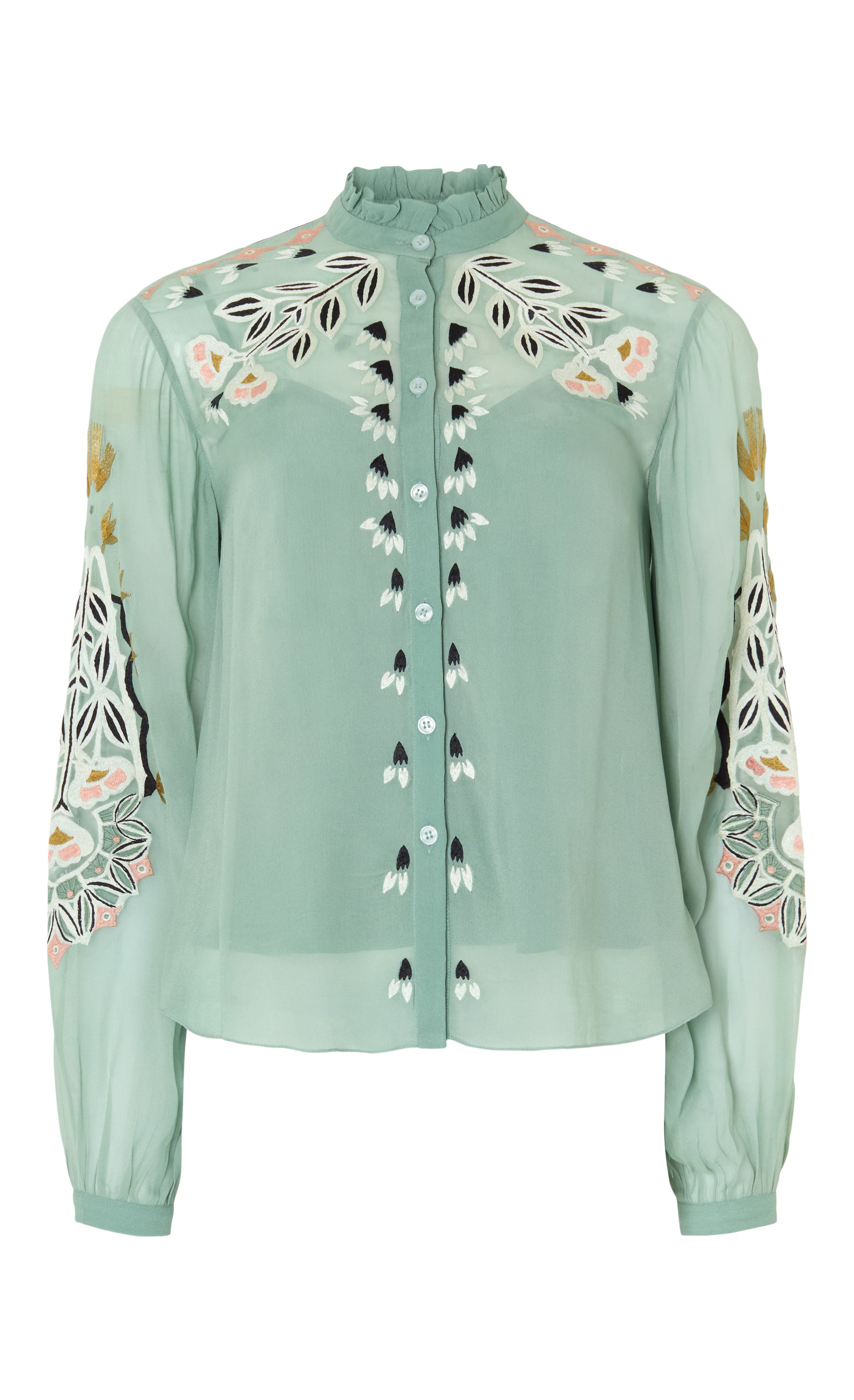 Rosalba Shirt - Jade Green