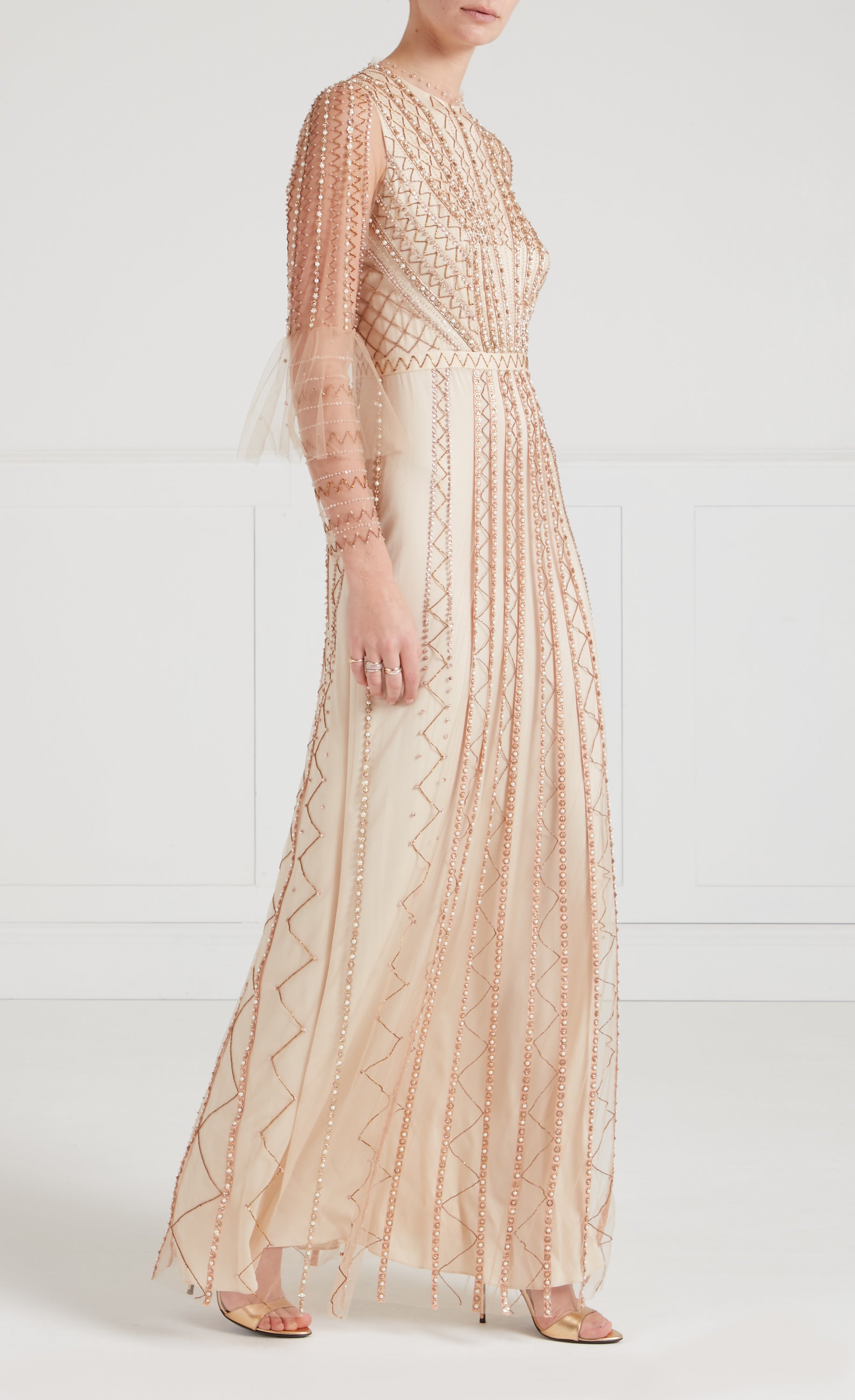 Sabel Gown - Gold