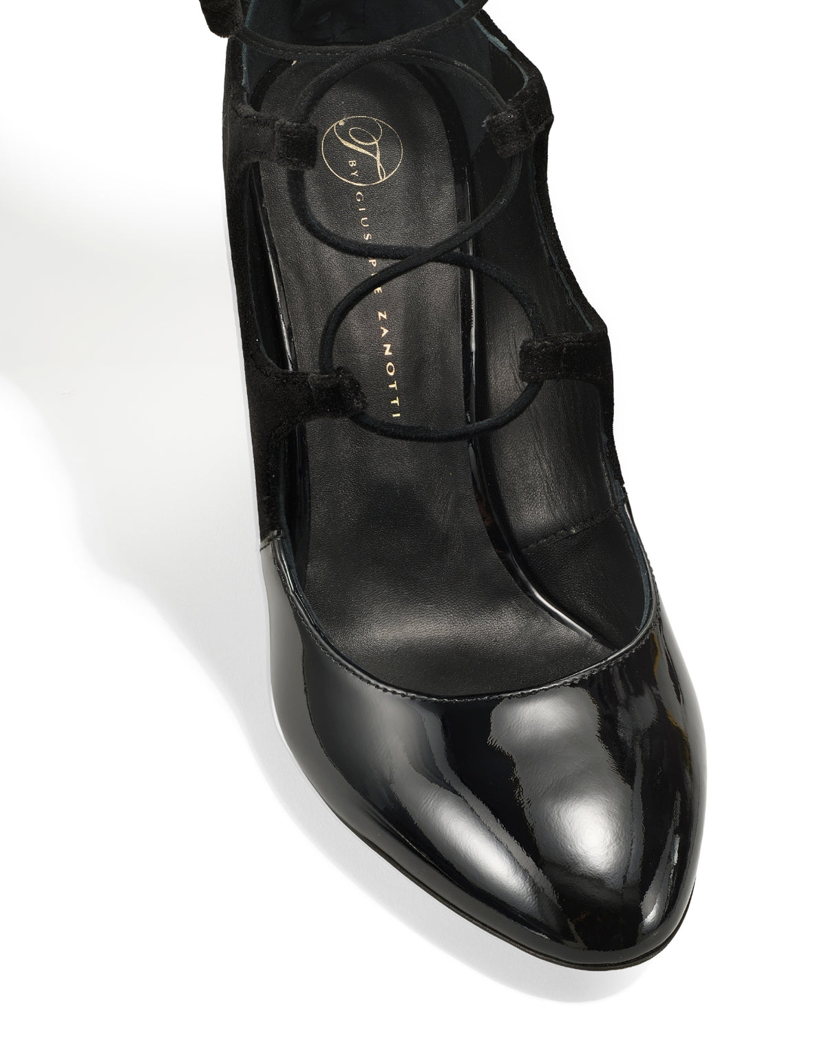 Siren Lace-Up Booties - Black