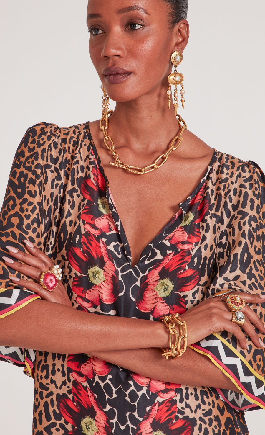23XTEM51388 Silk Leopard