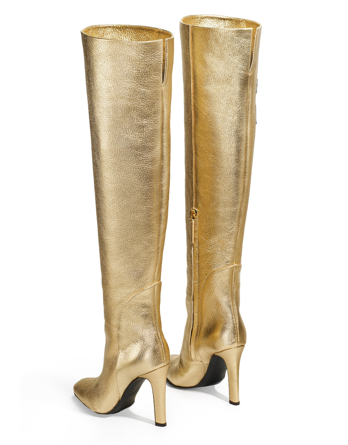 Tempest Tall Boots - Gold
