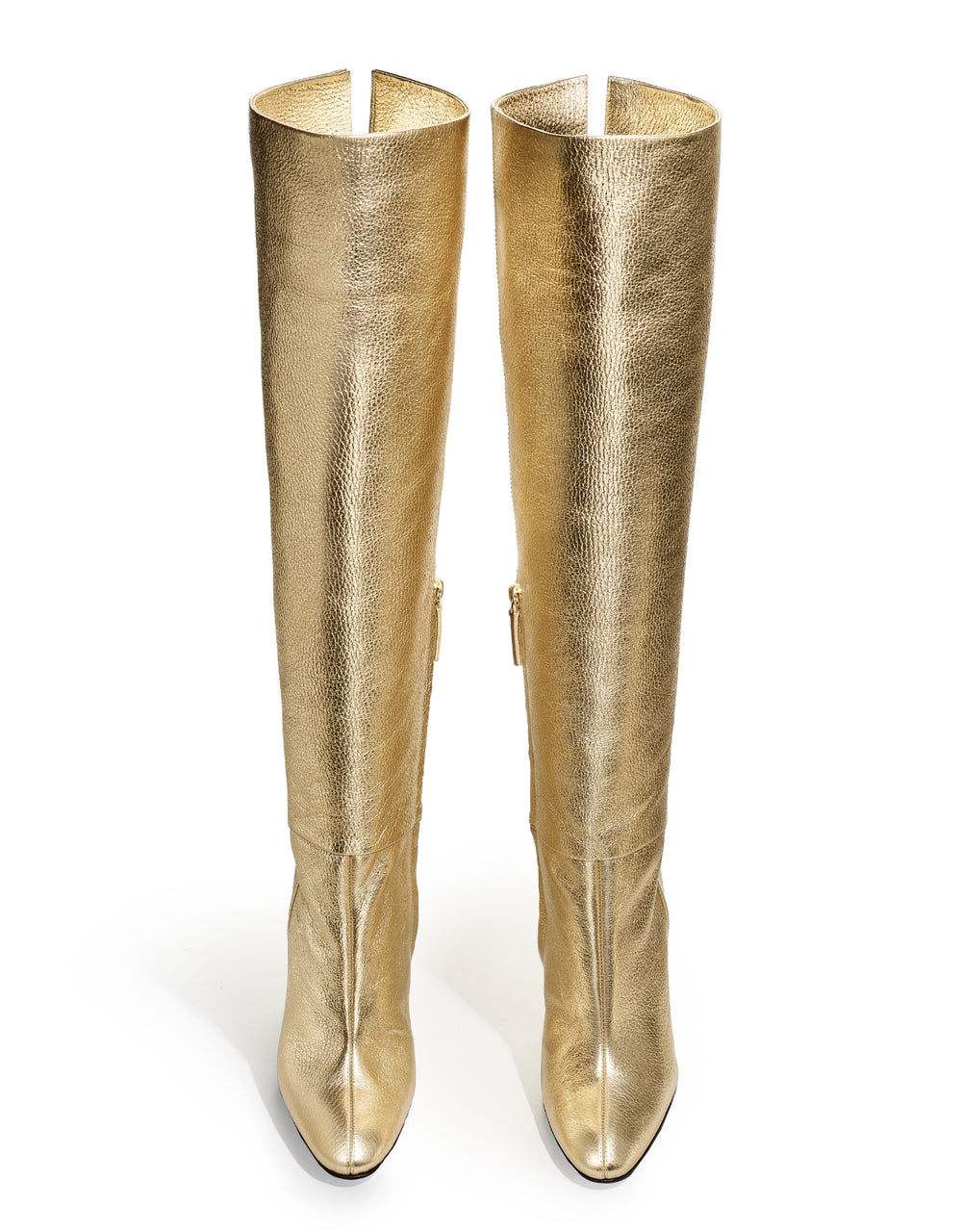 Tempest Tall Boots - Gold