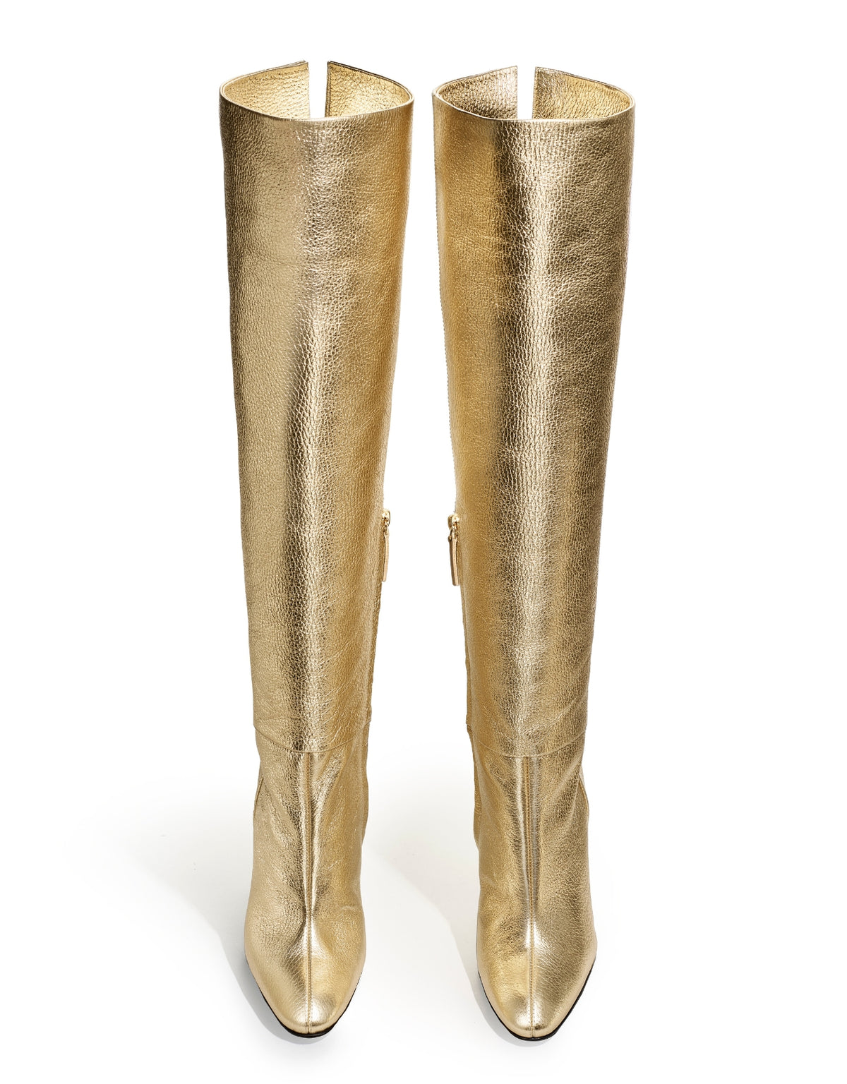 Tempest Tall Boots - Gold