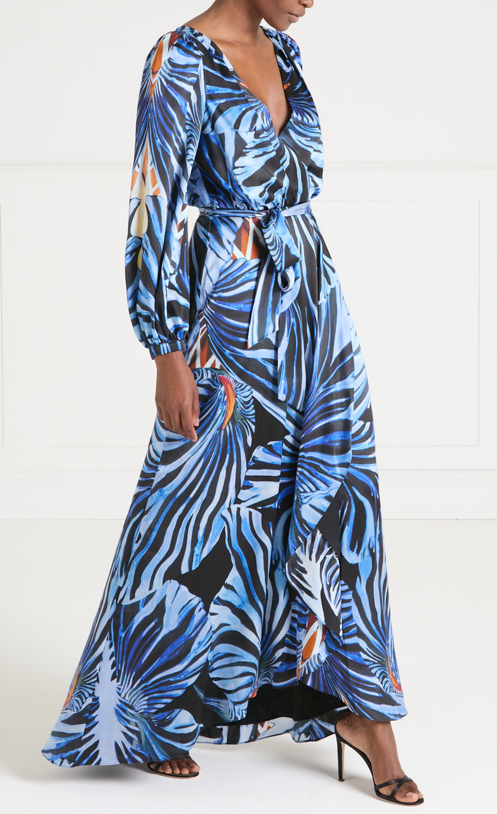 Titania Wrap Dress - Midnight Orchid