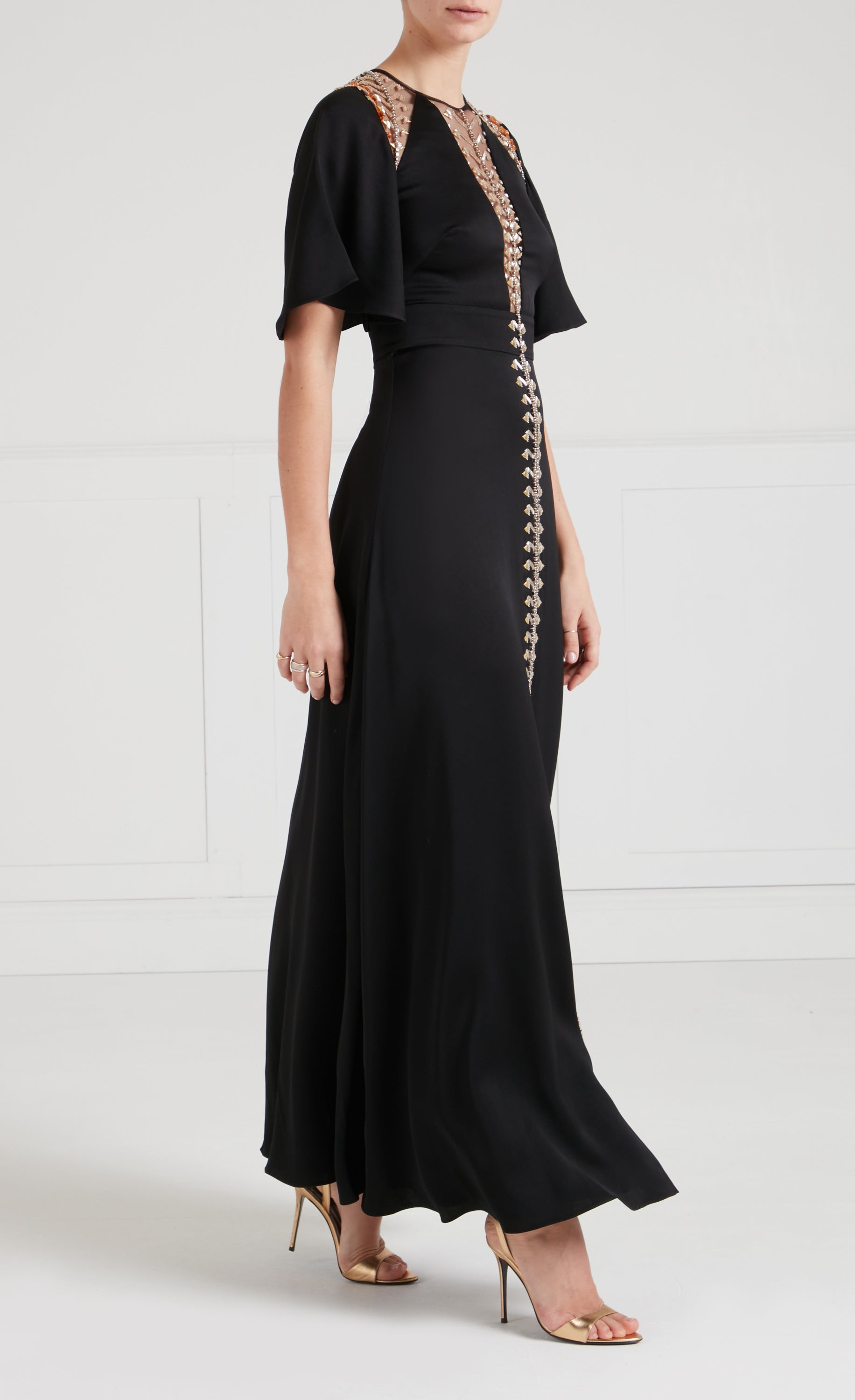 Wildlife Gown - Black