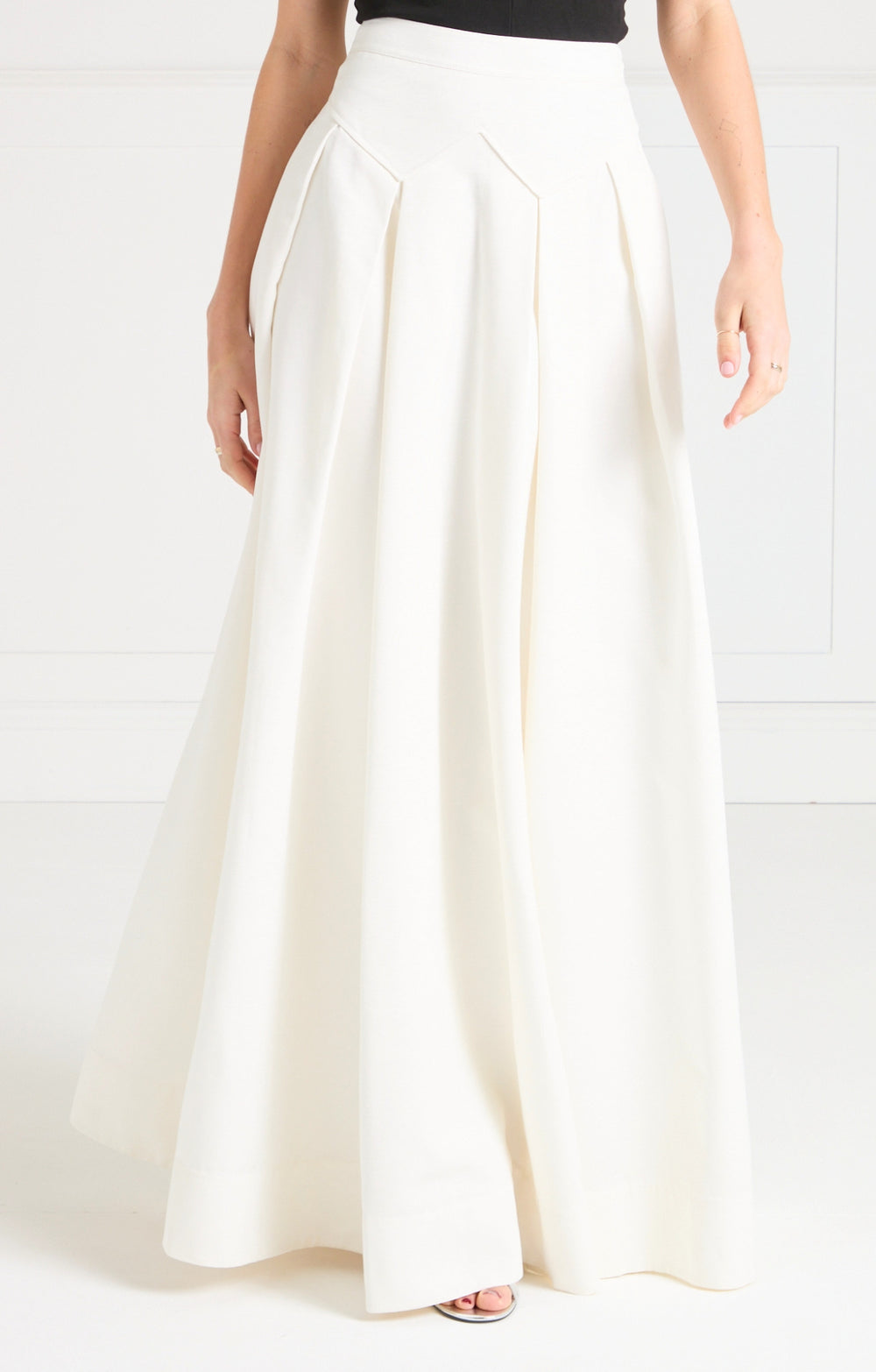 Elodie Full Length Skirt - Black