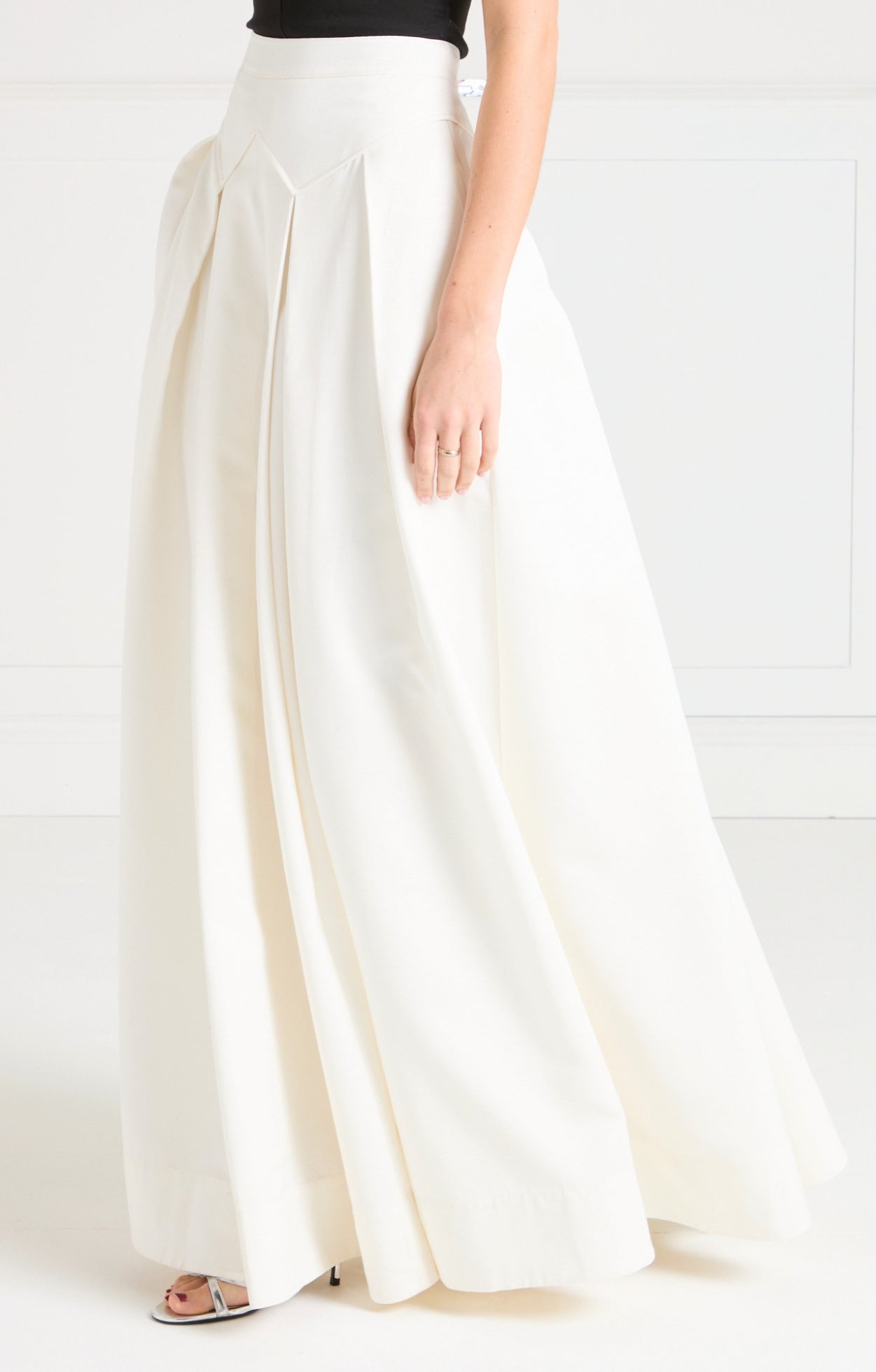 Elodie Full Length Skirt - Black