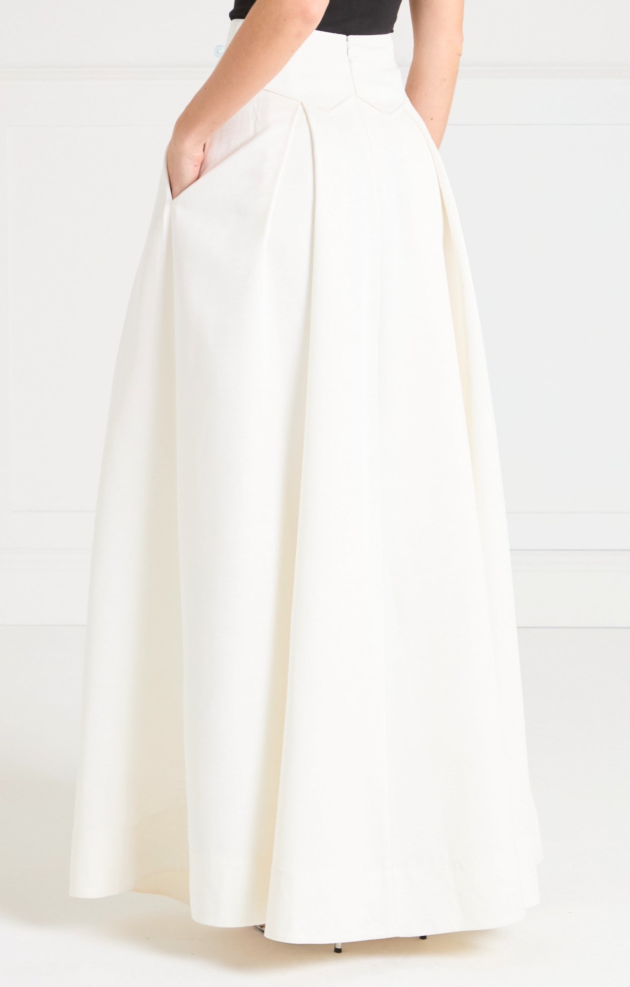 Elodie Full Length Skirt - Black