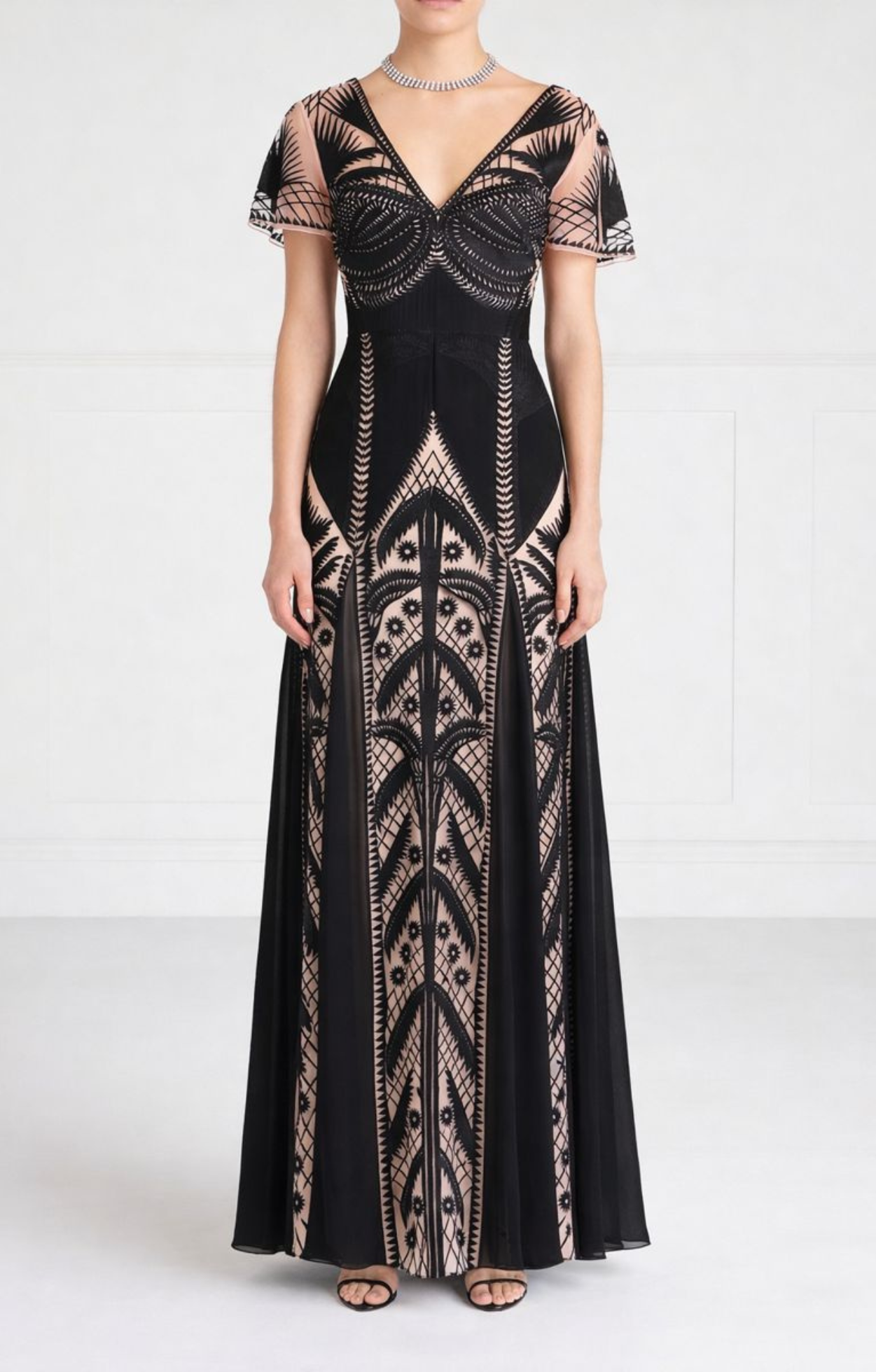 Giselle Gown - Black Mix