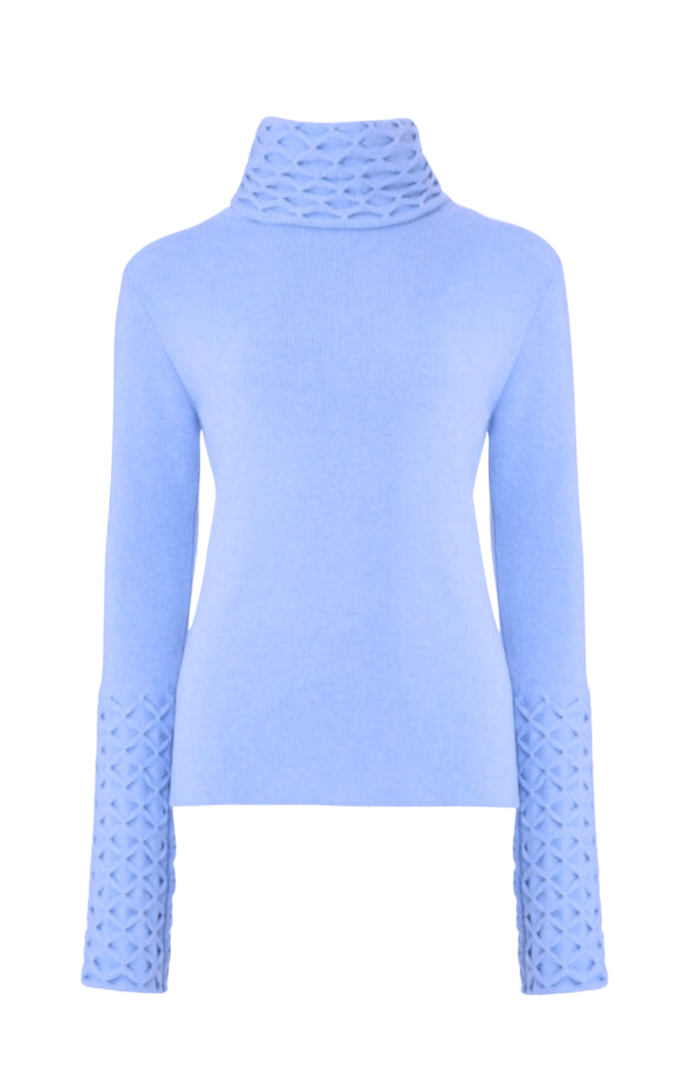 Honeycomb Knit Jumper - Cornflower