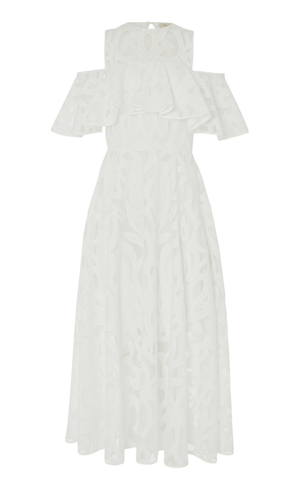 Louis Off Shoulder Dress - White