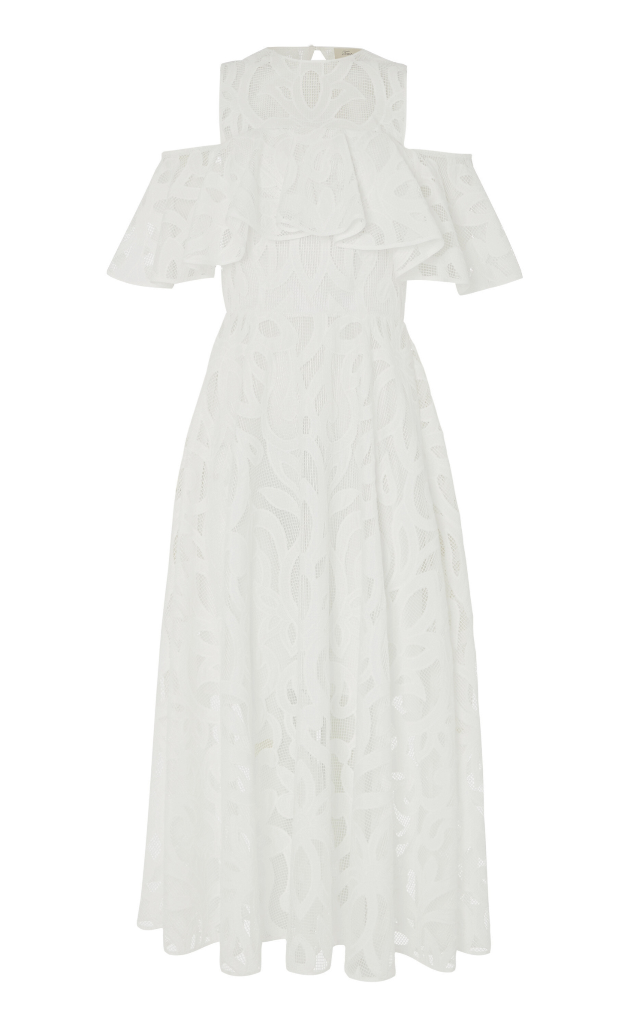 Louis Off Shoulder Dress - White