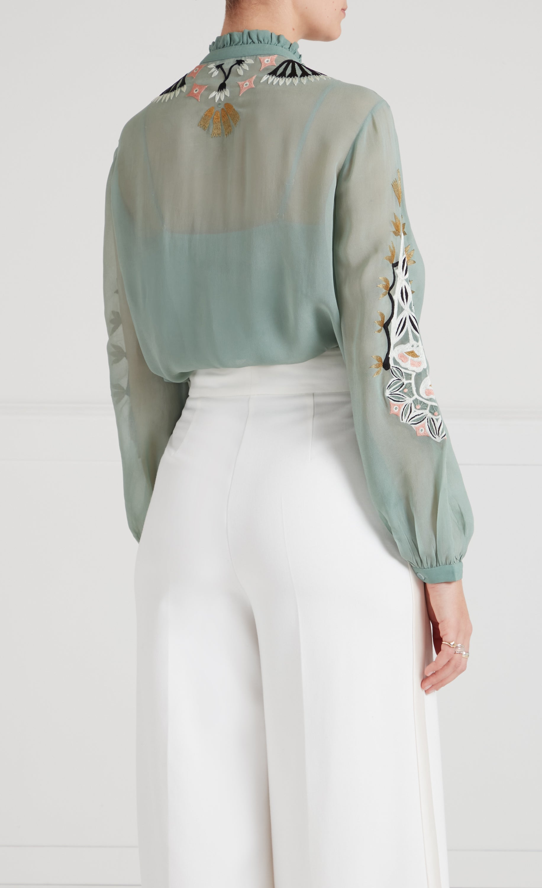 Rosalba Shirt - Jade Green