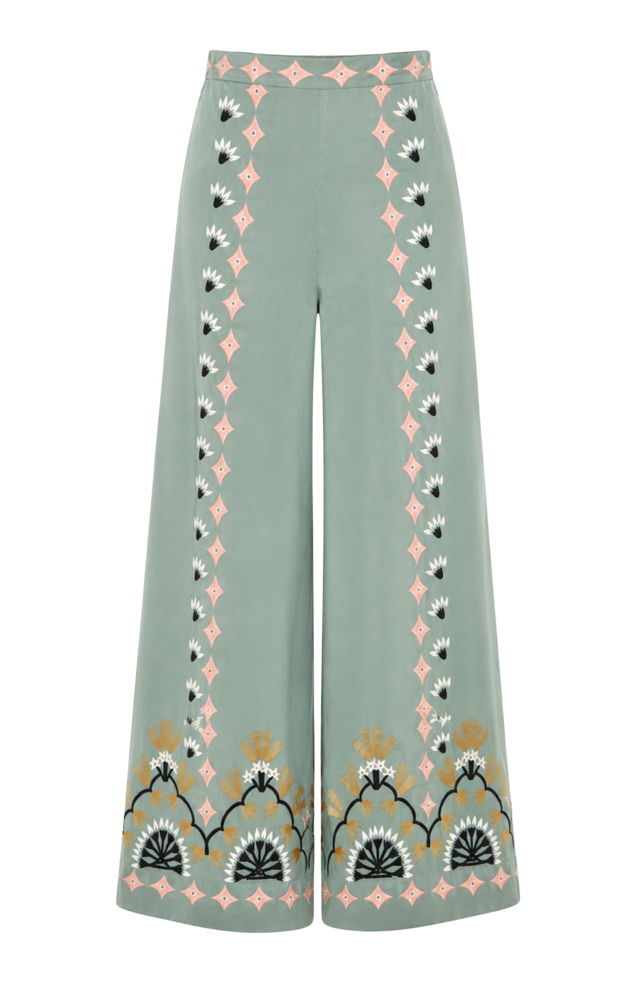 Rosalba Trousers - Jade Green