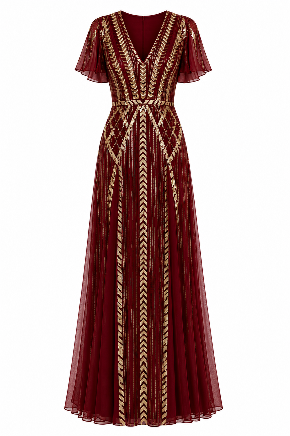 Viola Gown - Claret