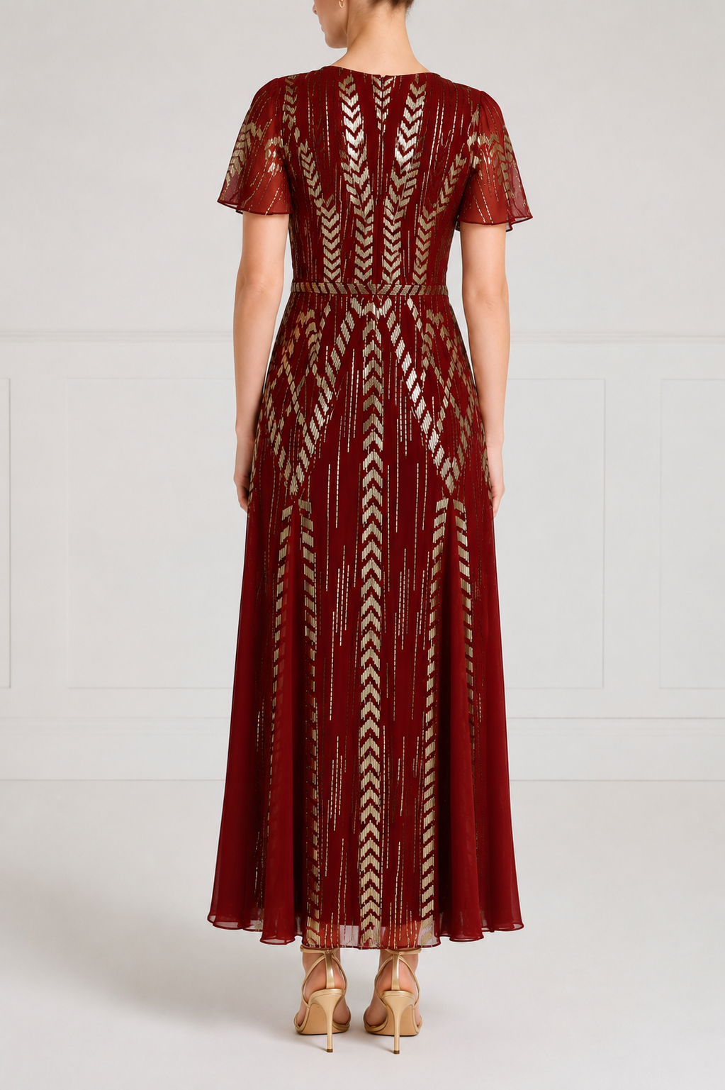 Viola Gown - Claret